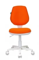 Кресло детское CH-W213 Ткань/Пластик, Оранжевый TW-96-1 (ткань)/Белый (пластик)